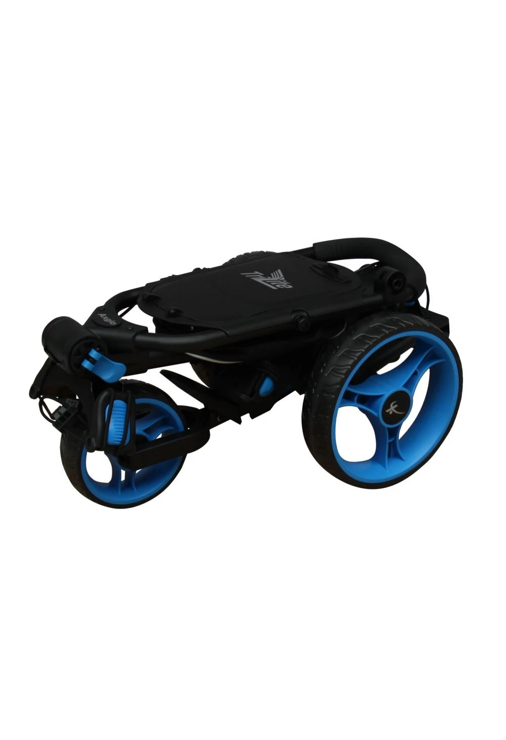 Axglo TriLite 3 Wheel Golf Trolley | Black/Blue 4 Axglo TriLite 3 Wheel Golf Trolley | Black/Blue - Image 4