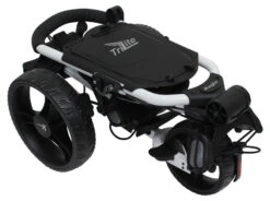 Axglo TriLite 3 Wheel Golf Trolley | White/Black 5 Axglo TriLite 3 Wheel Golf Trolley | White/Black -Golf Discount Store Axglo TriLite Wheel Golf Trolley White Black 2