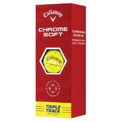 Callaway Chrome Soft Triple Track Golf Balls | Yellow 5 Callaway Chrome Soft Triple Track Golf Balls | Yellow -Golf Discount Store Callaway 2022 Chrome Soft Triple Track Golf Balls Yellow 4