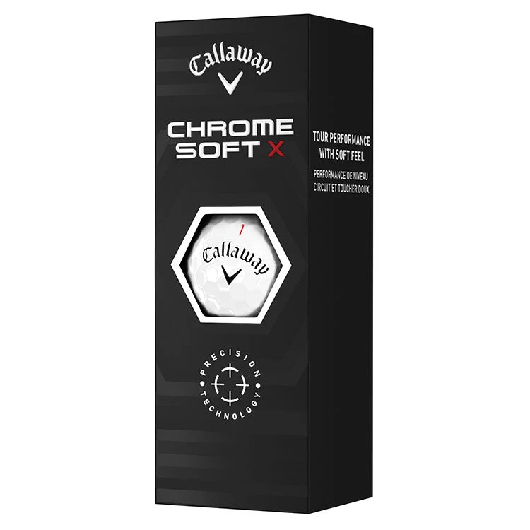 Callaway Chrome Soft X Golf Balls | White 2 Callaway Chrome Soft X Golf Balls | White - Image 2