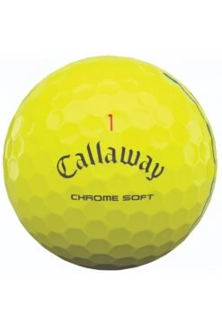 Callaway 2021 Chrome Soft Triple Track Golf Balls | Yellow -Golf Discount Store Callaway Chrome Soft Triple Track Golf Balls Yellow 130