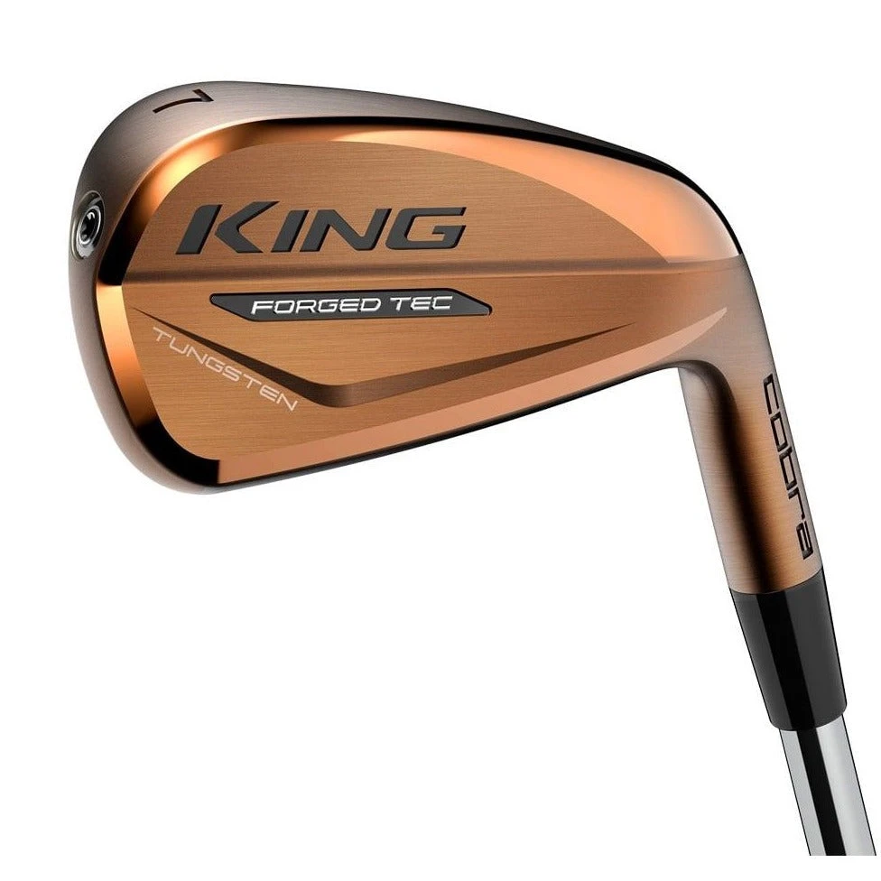 Cobra 2021 KING Forged Tec Copper Golf Irons | Steel 1 Cobra 2021 KING Forged Tec Copper Golf Irons | Steel