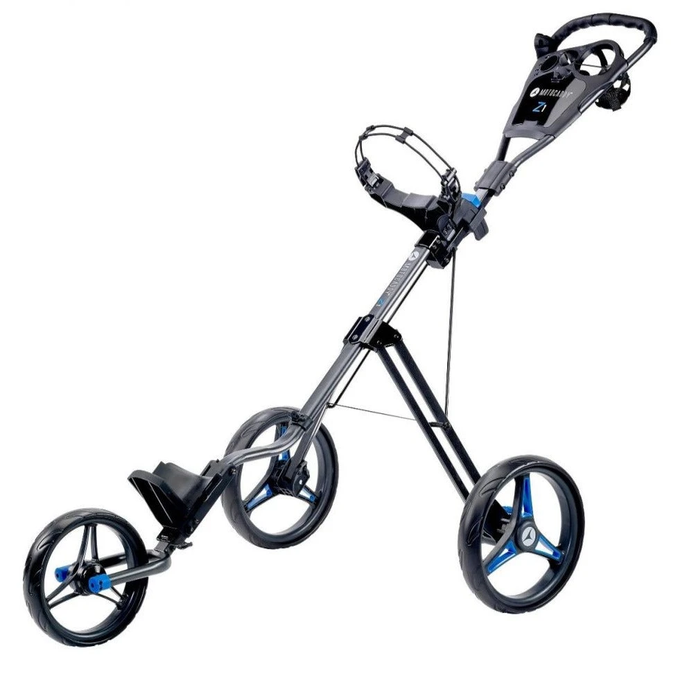 Motocaddy Z1 Golf Push Trolley | Blue 1 Motocaddy Z1 Golf Push Trolley | Blue