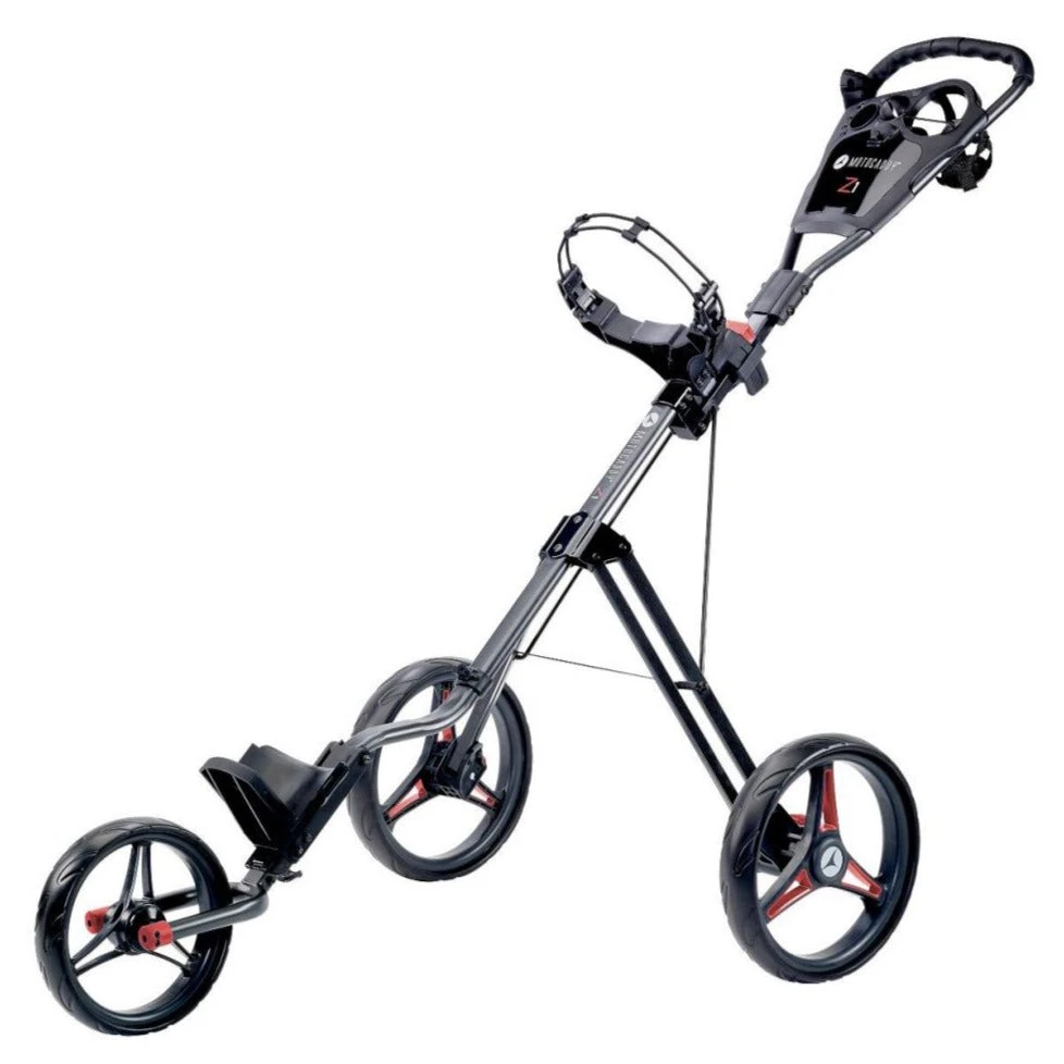 Motocaddy Z1 Golf Push Trolley | Red 1 Motocaddy Z1 Golf Push Trolley | Red