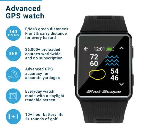 Shot Scope G3 GPS Golf Watch 3 Shot Scope G3 GPS Golf Watch - Image 3