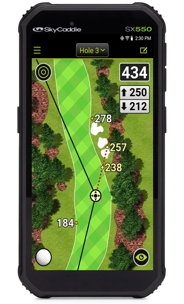 SkyCaddie SX550 Golf GPS Rangefinder 4 SkyCaddie SX550 Golf GPS Rangefinder - Image 4