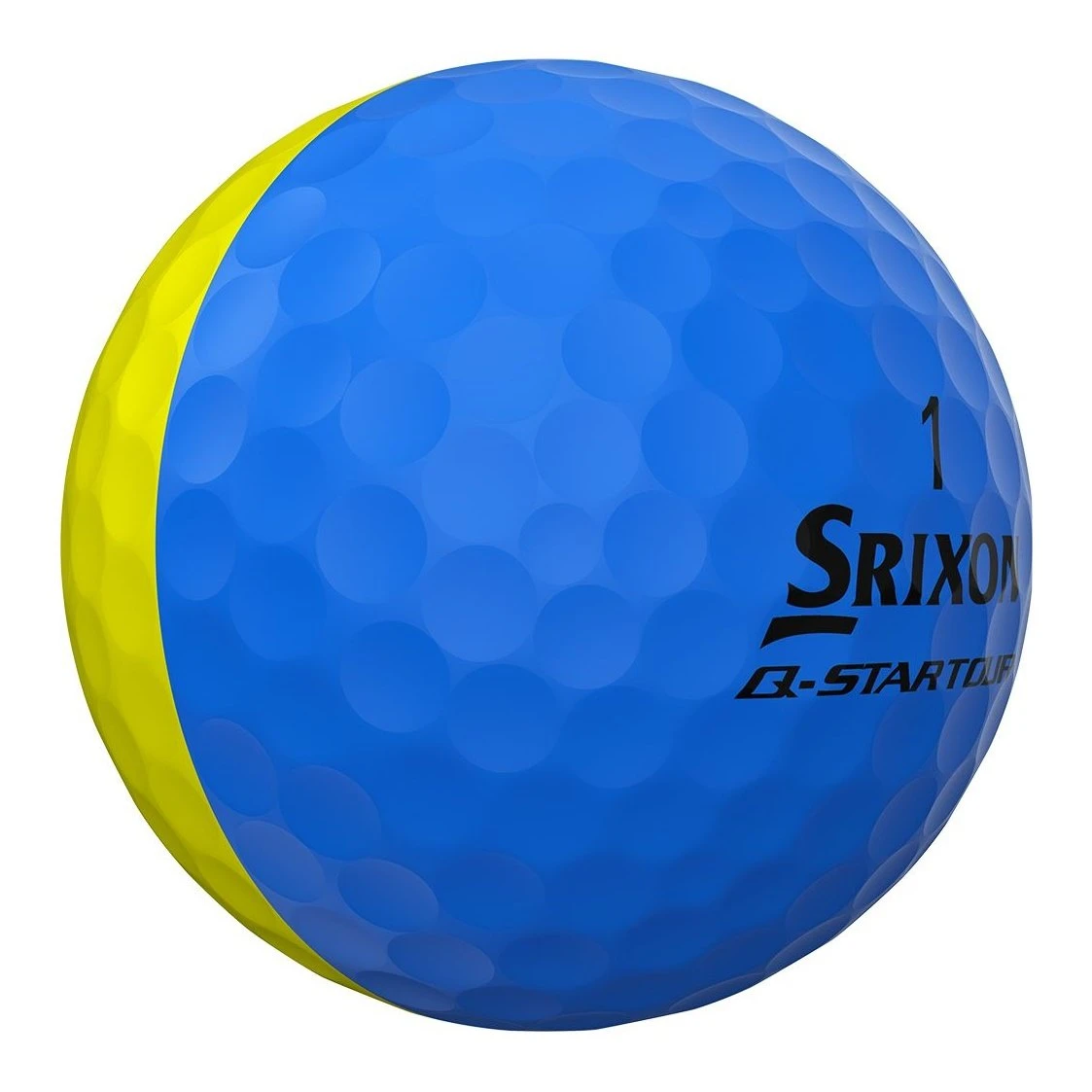 Srixon Q-Star Tour Divide Golf Balls | Yellow/Blue 2 Srixon Q-Star Tour Divide Golf Balls | Yellow/Blue - Image 2