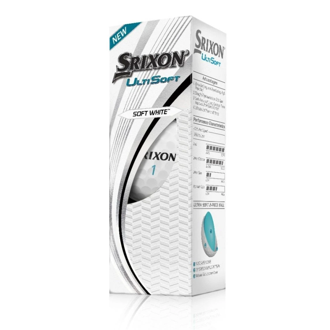 Srixon UltiSoft Golf Balls 2021 | White 2 Srixon UltiSoft Golf Balls 2021 | White - Image 2