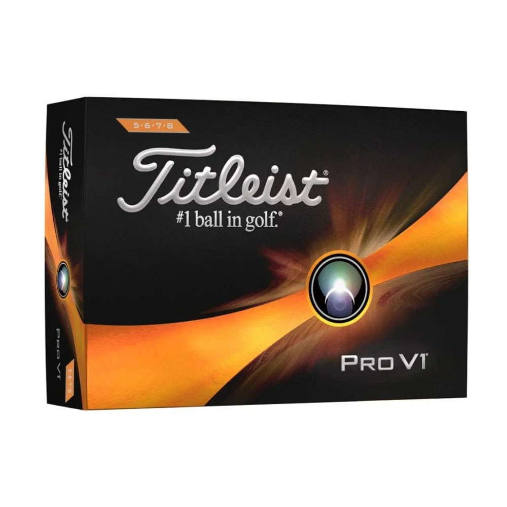 Titleist 2023 Pro V1 High Numbers Golf Balls | White 1 Titleist 2023 Pro V1 High Numbers Golf Balls | White