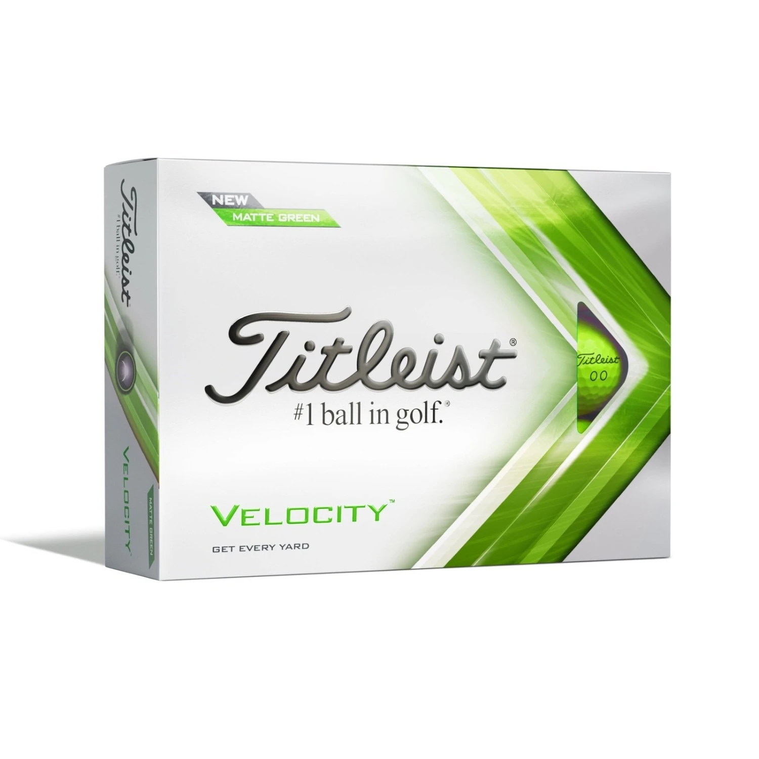 Titleist Velocity Golf Balls | Matte Green 1 Titleist Velocity Golf Balls | Matte Green