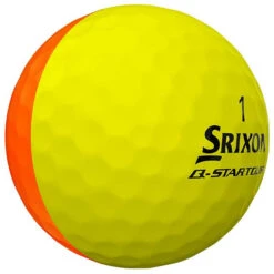 Srixon Q Star Tour Golf Balls Divide | Yellow/Orange -Golf Discount Store srixon divide yelloworange 5